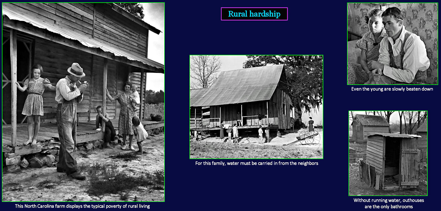 Rural poverty, 1930s